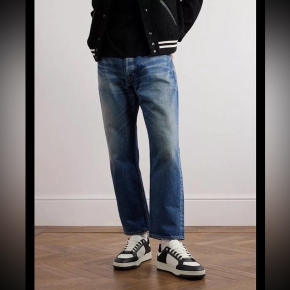 Saint Laurent SL/61 LOW-TOP SNEAKERS IN PERFORATED LEATHER. Size uk 39 / us 9 - Picture 2 of 8